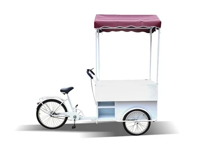 Kávový vozík na bicykel